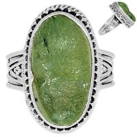 Prehnite Druzy Ring - PNDR71