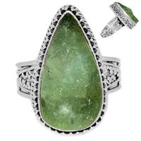 Prehnite Druzy Ring - PNDR73