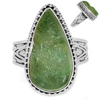 Prehnite Druzy Ring - PNDR77