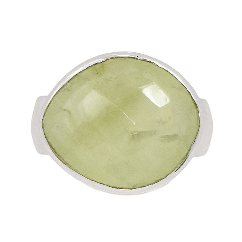 Prehnite Faceted Ring - PNFR37