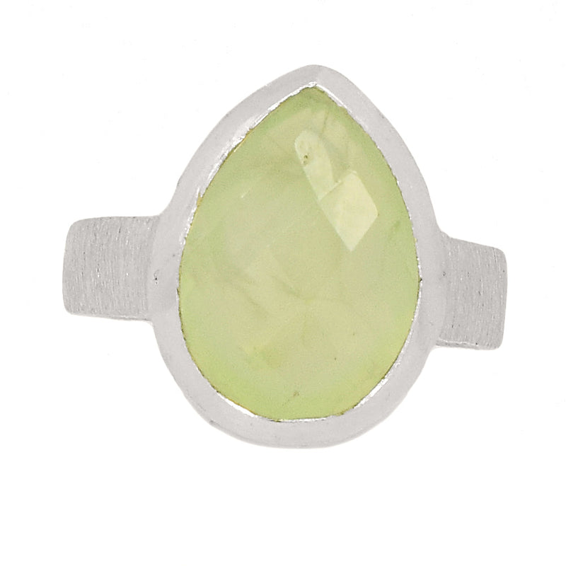 Prehnite Faceted Ring - PNFR44