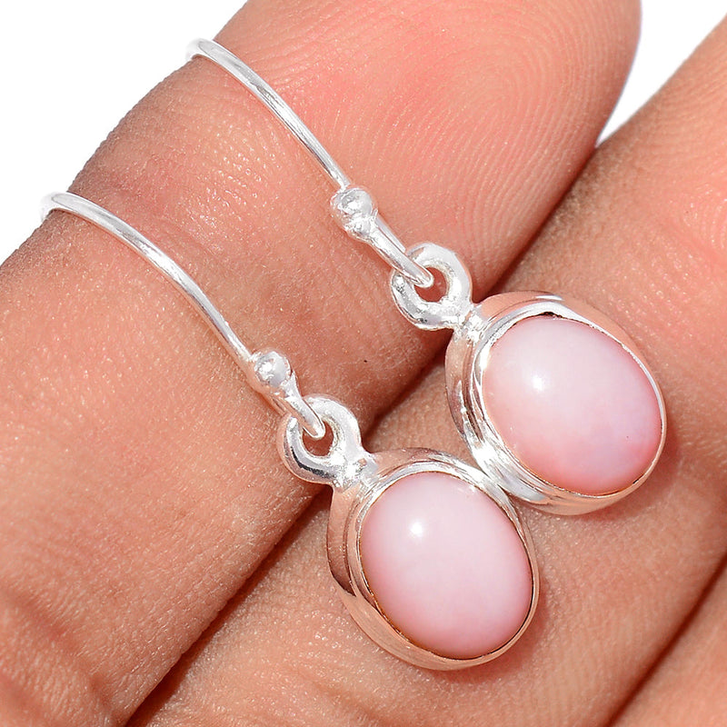 1.1" Pink Opal Earrings - PNKE305