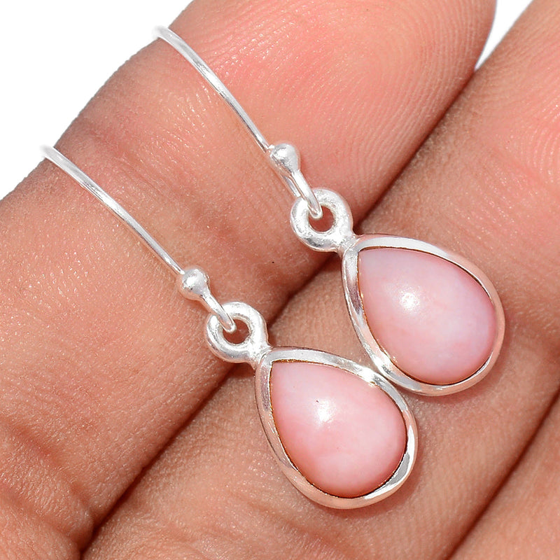 1.1" Pink Opal Earrings - PNKE306