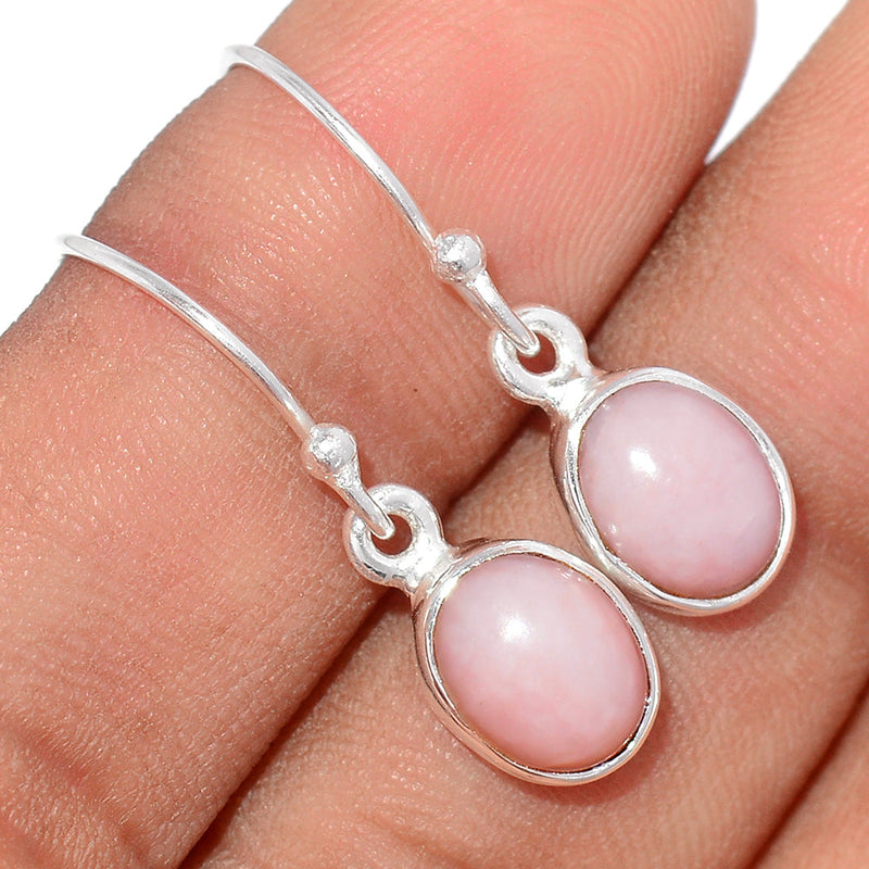 1.1" Pink Opal Earrings - PNKE311