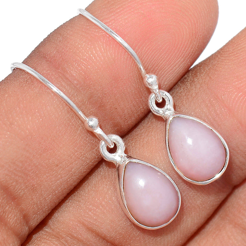 1.1" Pink Opal Earrings - PNKE312