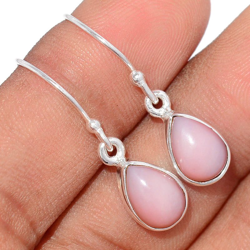 1.1" Pink Opal Earrings - PNKE314