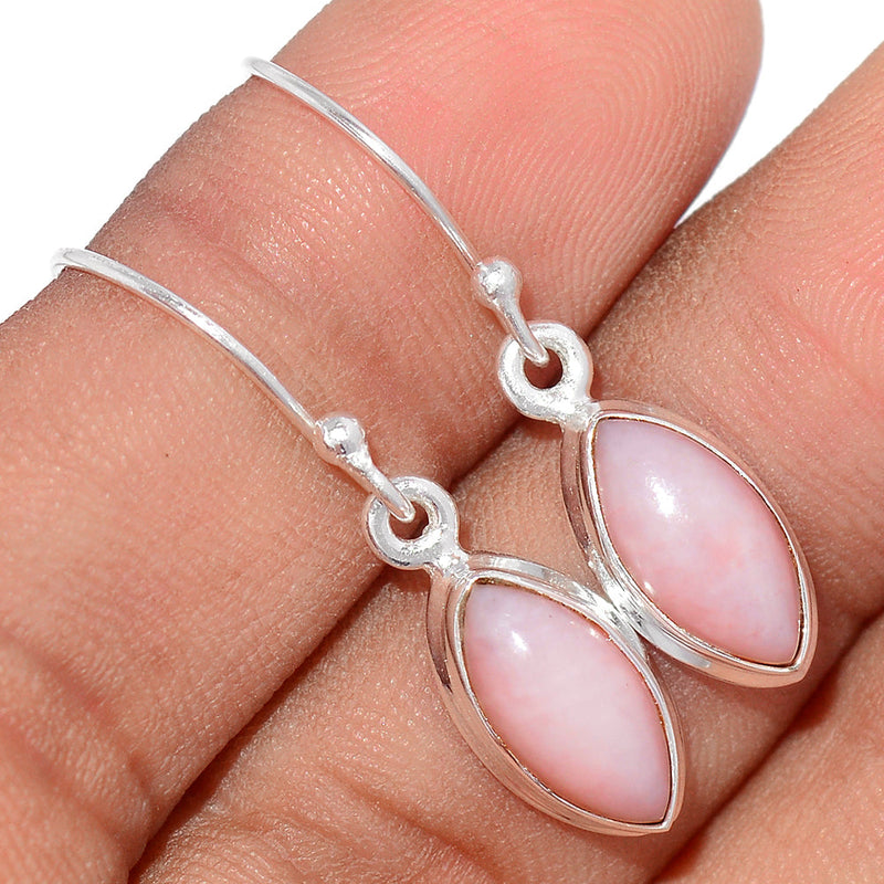 1.2" Pink Opal Earrings - PNKE315