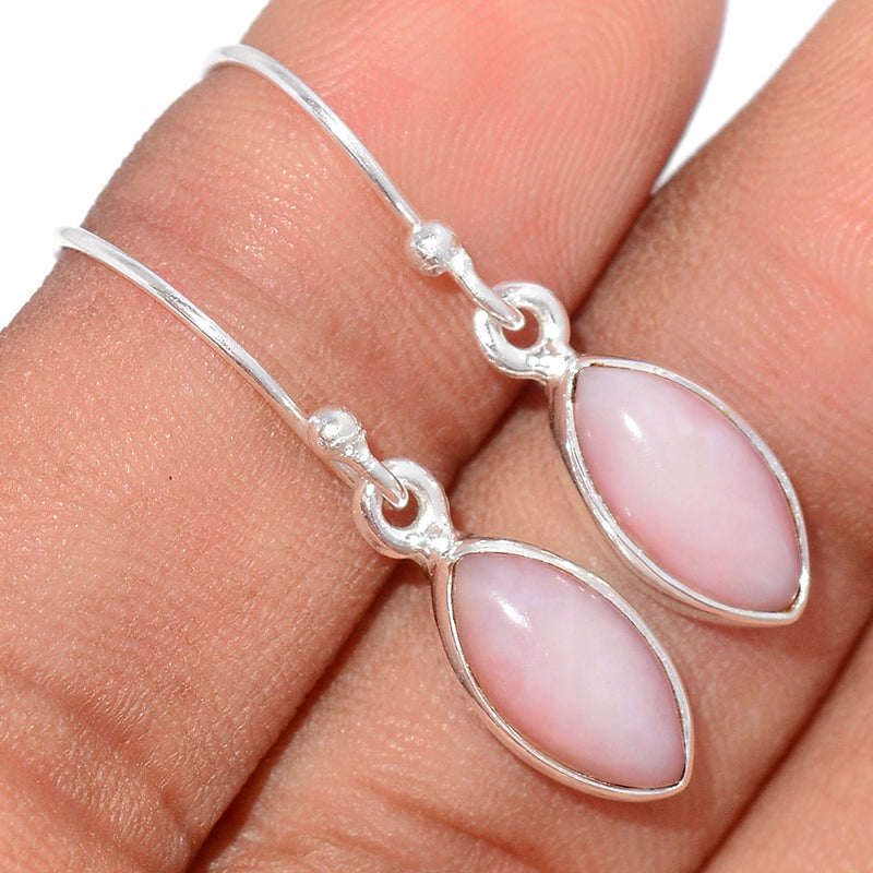 1.1" Pink Opal Earrings - PNKE317