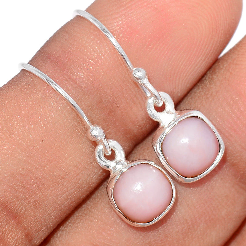 1" Pink Opal Earrings - PNKE318