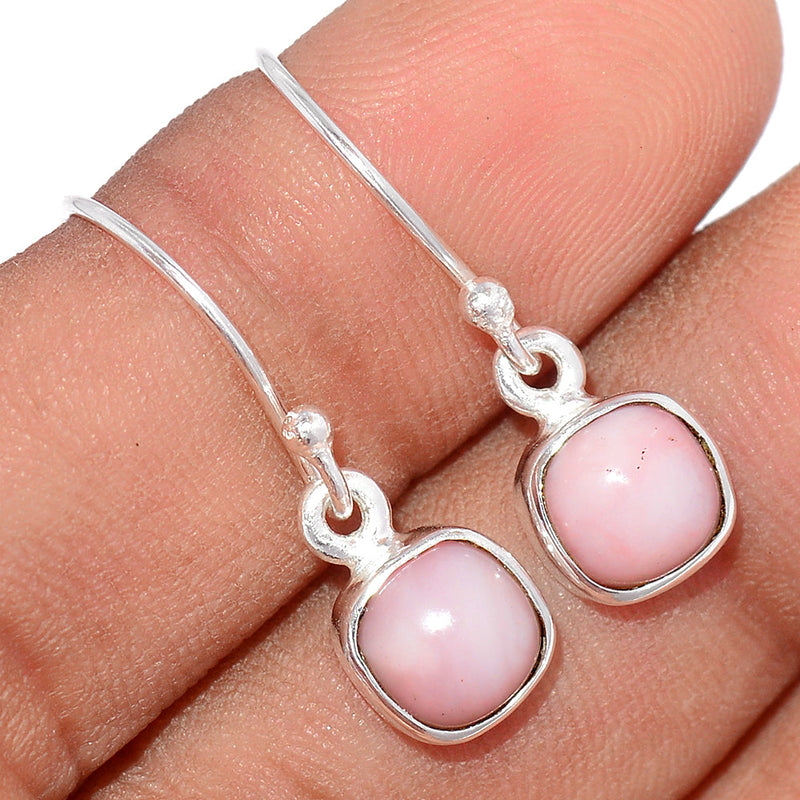1" Pink Opal Earrings - PNKE322