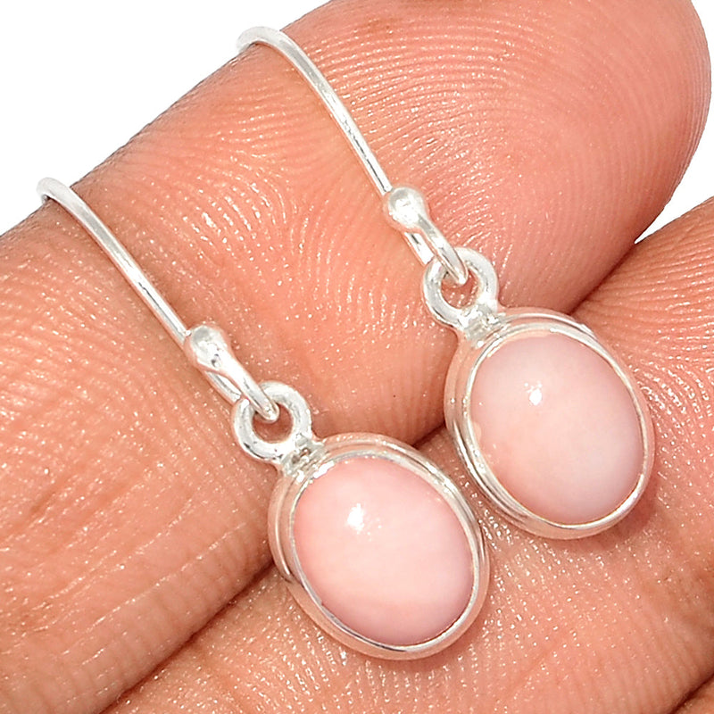 1.1" Pink Opal Earrings - PNKE368
