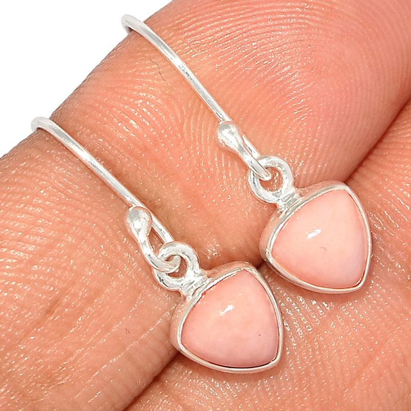 1" Pink Opal Earrings - PNKE389
