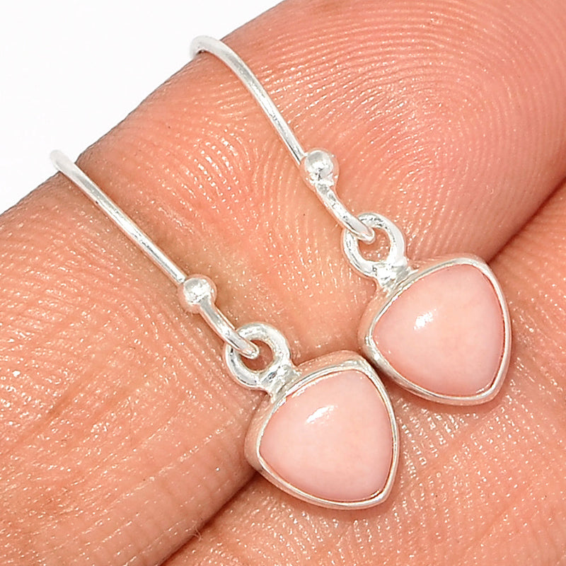 1" Pink Opal Earrings - PNKE410