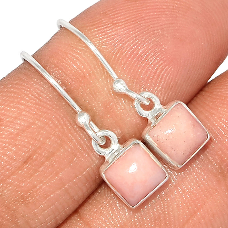 1" Pink Opal Earrings - PNKE413