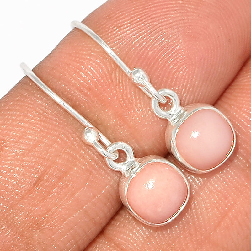 1" Pink Opal Earrings - PNKE418