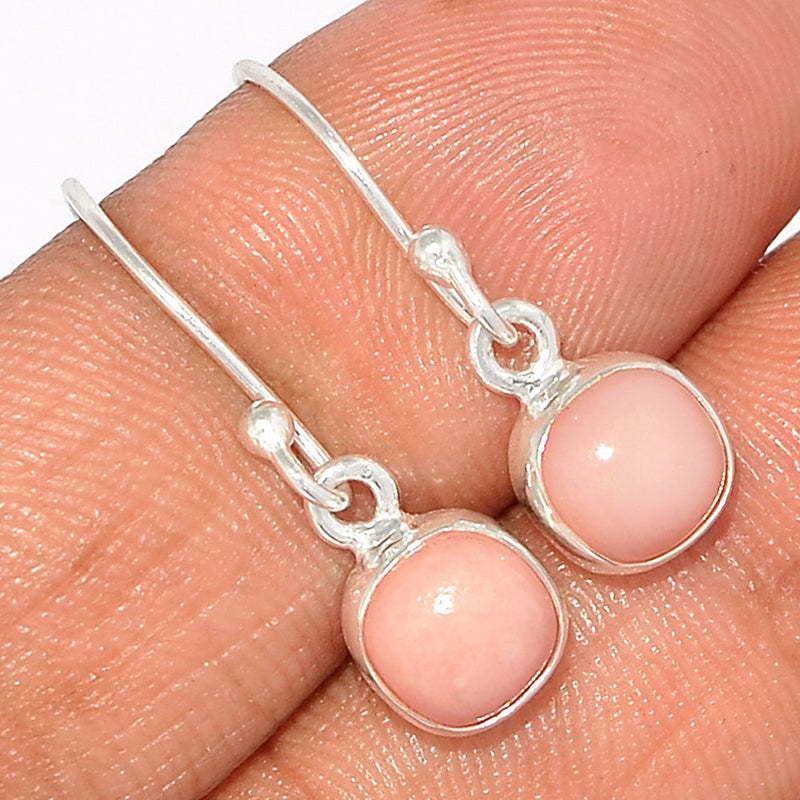 1" Pink Opal Earrings - PNKE420
