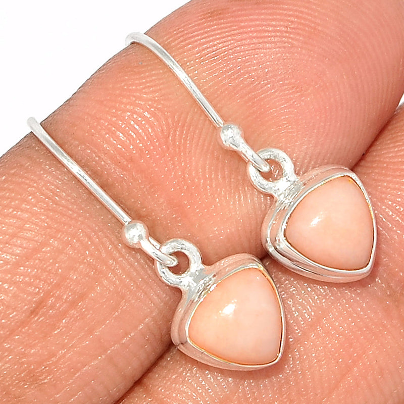 1" Pink Opal Earrings - PNKE424