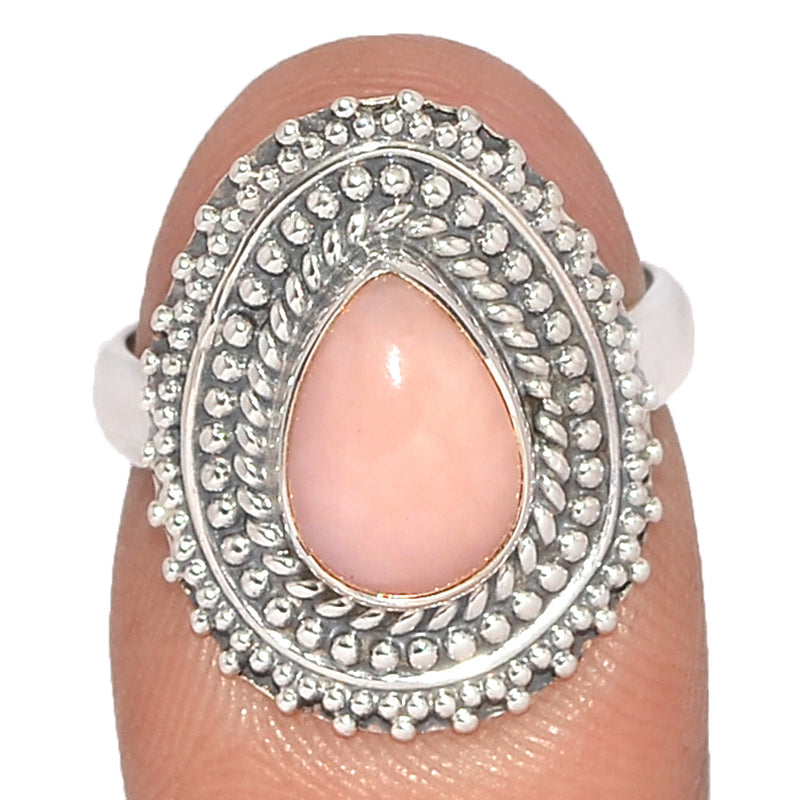 Fine Filigree - Pink Opal Ring - PNKR614