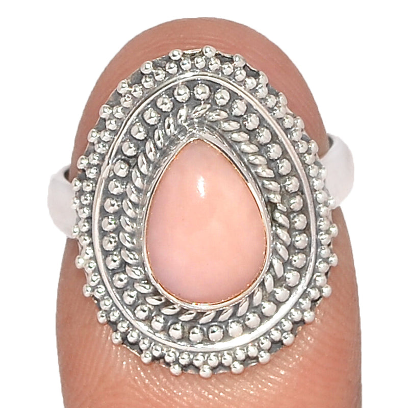 Fine Filigree - Pink Opal Ring - PNKR614