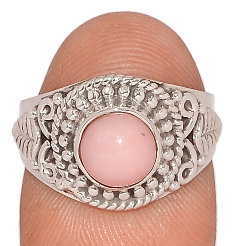 Fine Filigree - Pink Opal Ring - PNKR623