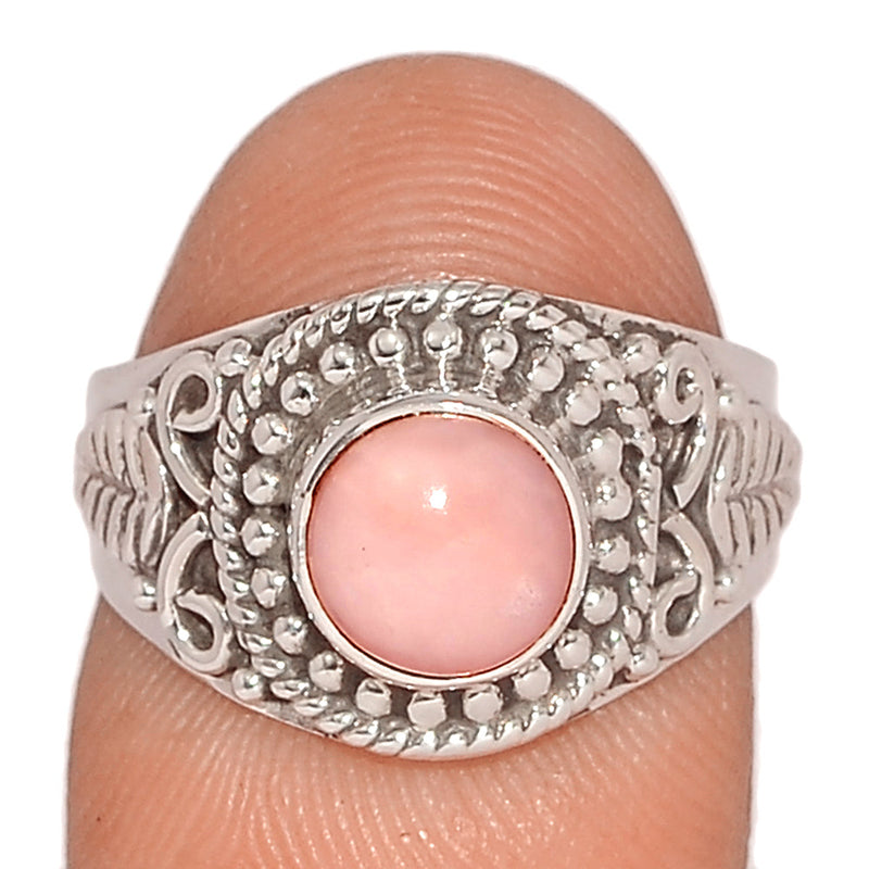 Fine Filigree - Pink Opal Ring - PNKR624