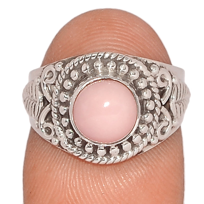 Fine Filigree - Pink Opal Ring - PNKR625