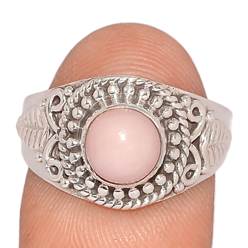 Fine Filigree - Pink Opal Ring - PNKR626