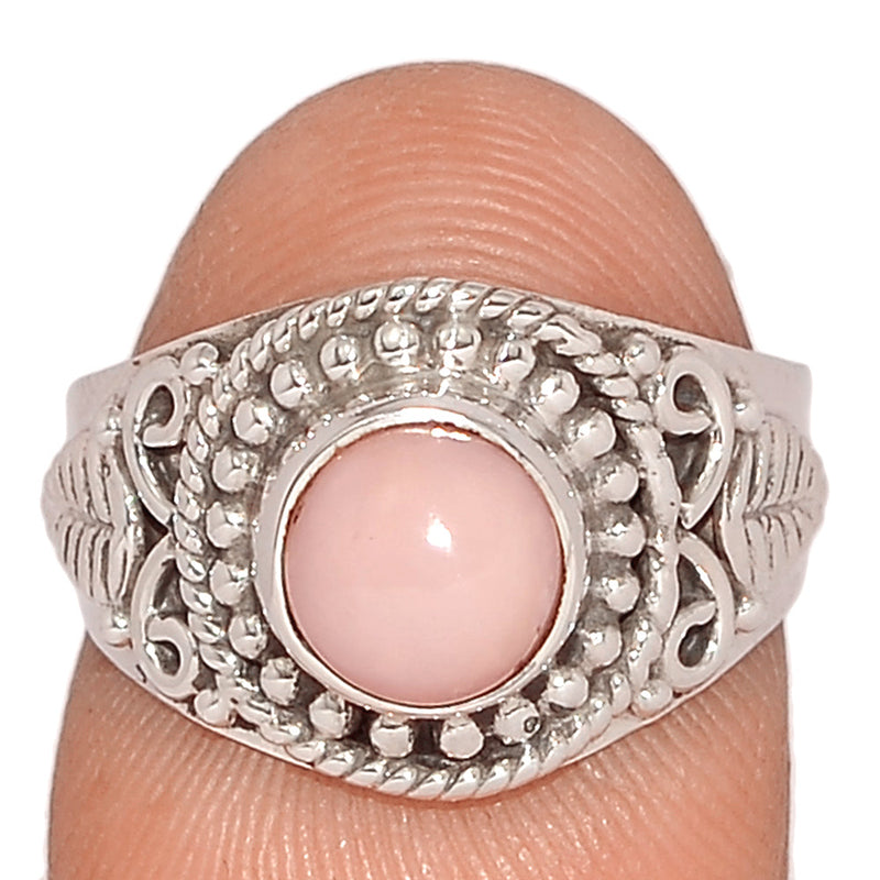 Fine Filigree - Pink Opal Ring - PNKR627