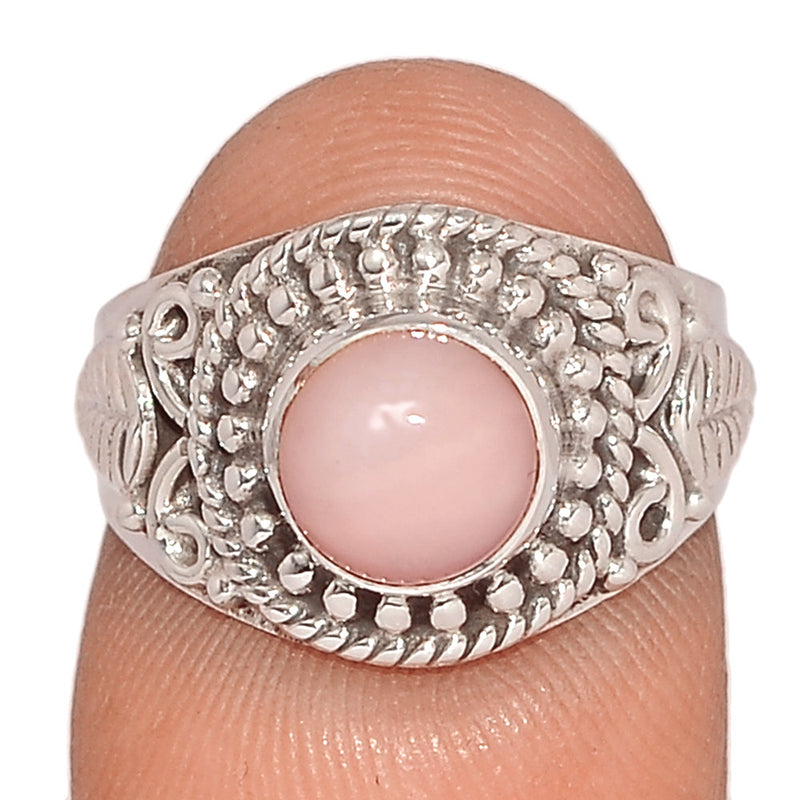 Fine Filigree - Pink Opal Ring - PNKR635