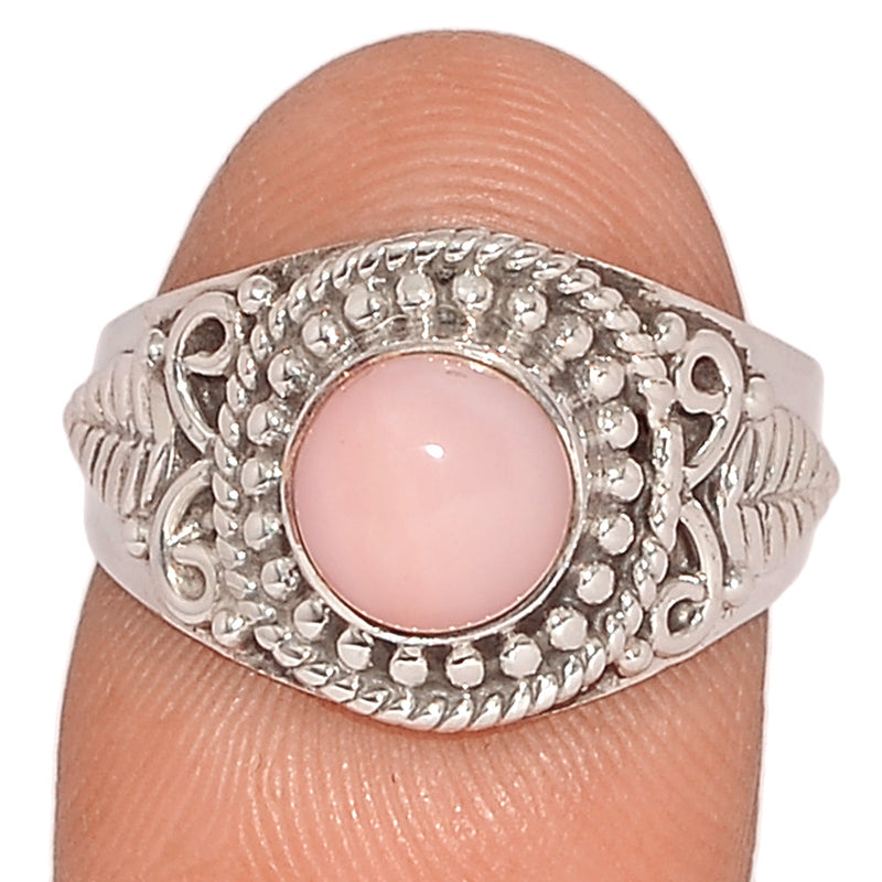 Fine Filigree - Pink Opal Ring - PNKR637