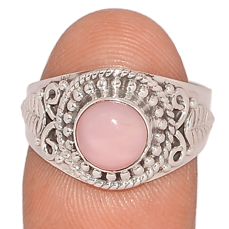 Fine Filigree - Pink Opal Ring - PNKR638