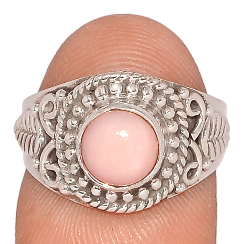 Fine Filigree - Pink Opal Ring - PNKR641