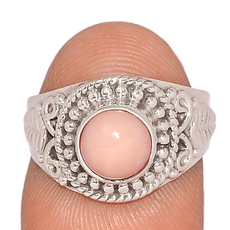 Fine Filigree - Pink Opal Ring - PNKR647