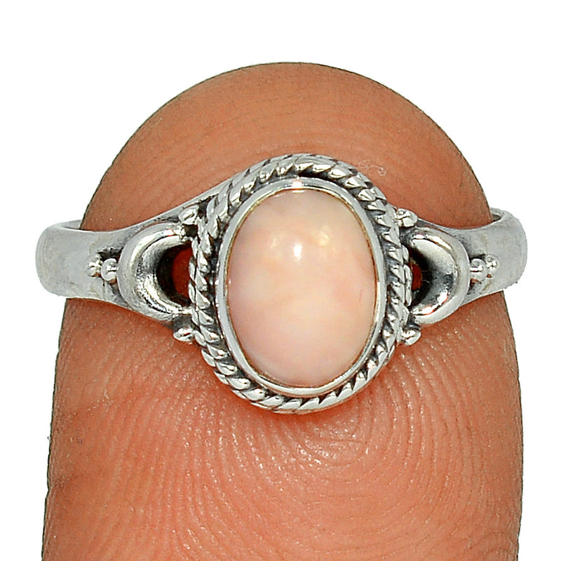 Small Filigree - Pink Opal Ring - PNKR651