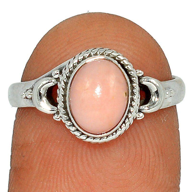 Small Filigree - Pink Opal Ring - PNKR657