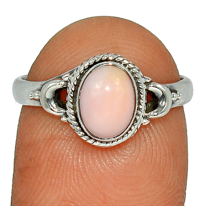 Small Filigree - Pink Opal Ring - PNKR658