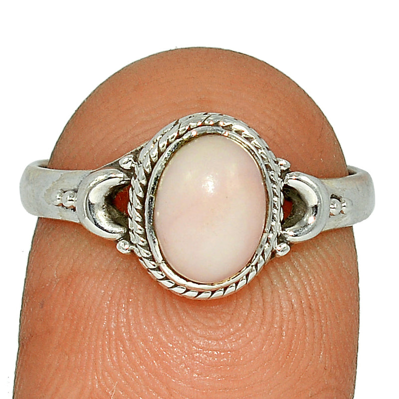 Small Filigree - Pink Opal Ring - PNKR669