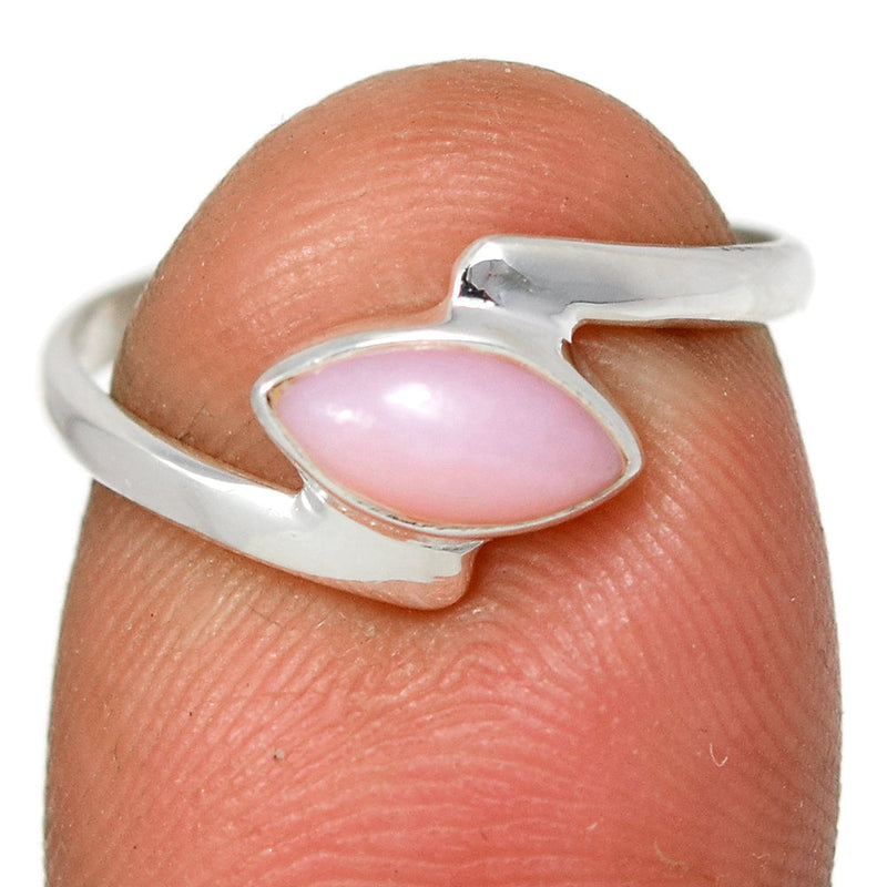 Small Plain - Pink Opal Ring - PNKR673