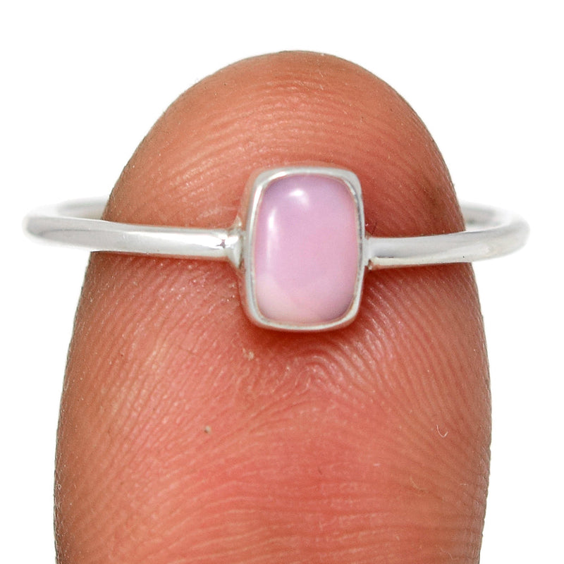 Small Plain - Pink Opal Ring - PNKR674