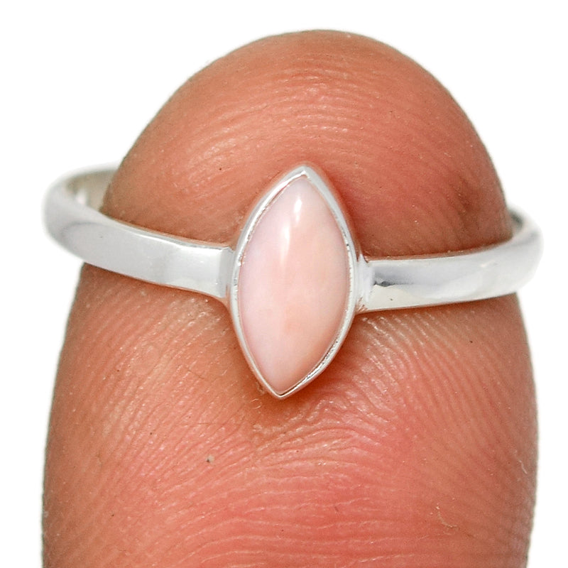 Small Plain - Pink Opal Ring - PNKR675
