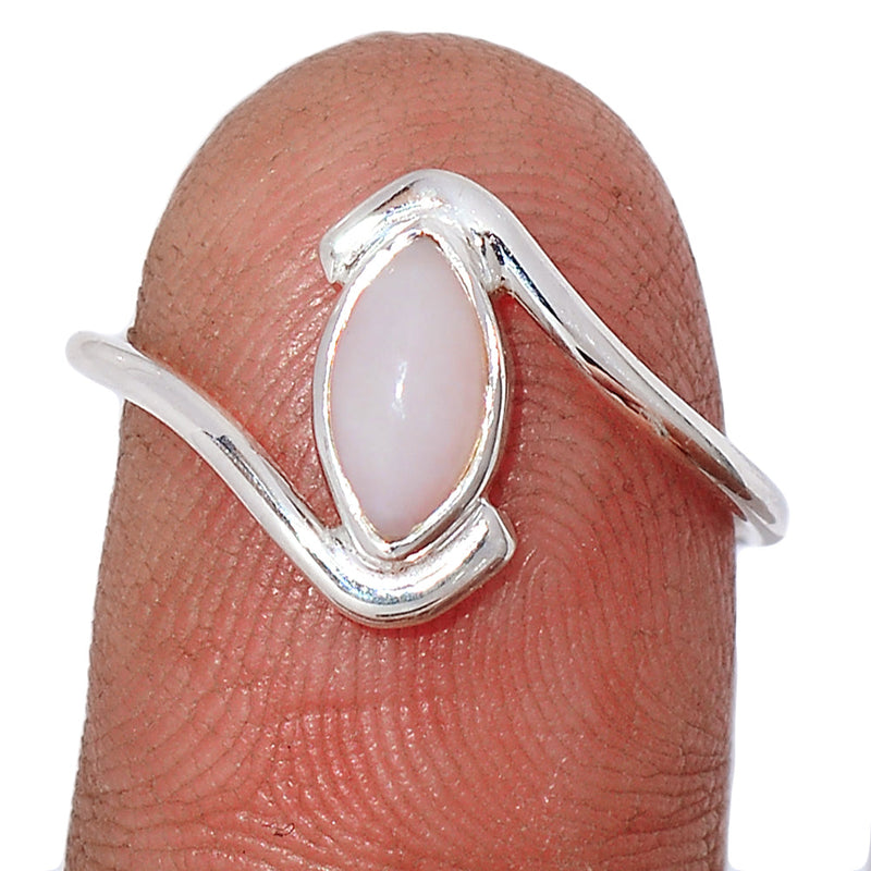 Small Plain - Pink Opal Ring - PNKR677