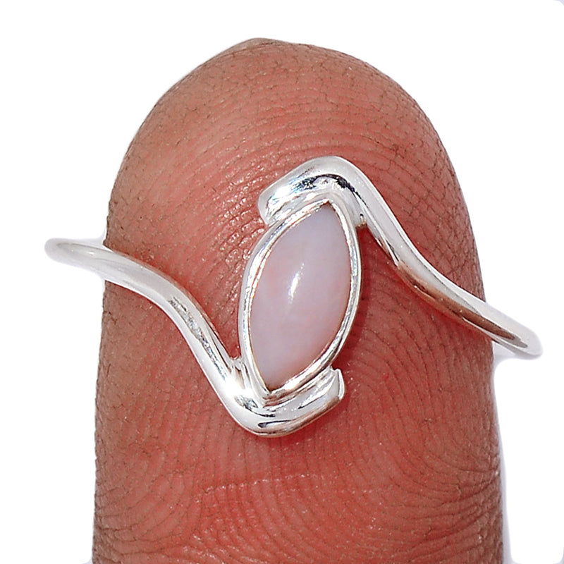 Small Plain - Pink Opal Ring - PNKR679