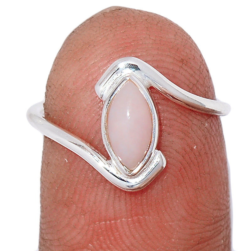 Small Plain - Pink Opal Ring - PNKR680