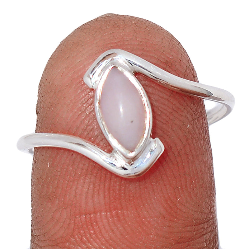 Small Plain - Pink Opal Ring - PNKR681