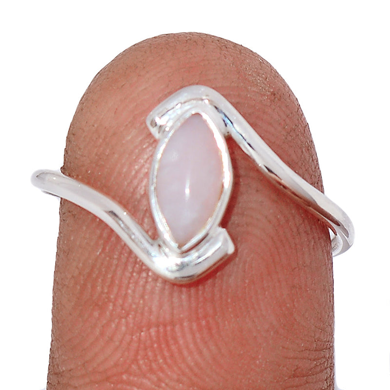 Small Plain - Pink Opal Ring - PNKR682