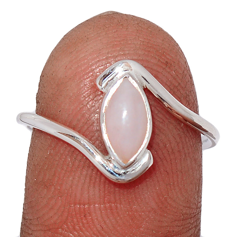 Small Plain - Pink Opal Ring - PNKR684