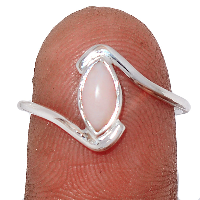 Small Plain - Pink Opal Ring - PNKR685