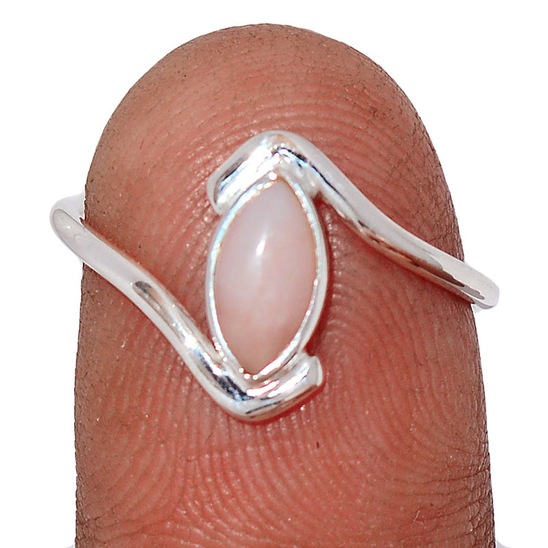 Small Plain - Pink Opal Ring - PNKR686