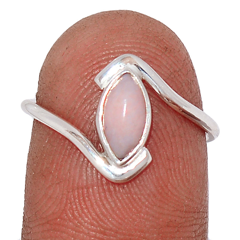 Small Plain - Pink Opal Ring - PNKR687