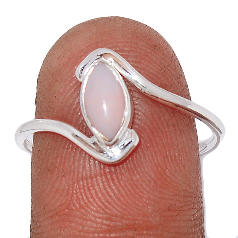Small Plain - Pink Opal Ring - PNKR690